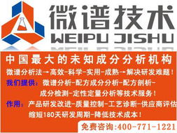 上海微譜化工技術服務 其他加工助劑產品與技術服務一覽